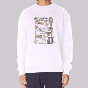 Humor Cool Cats and Kittens Sweatshirt 4