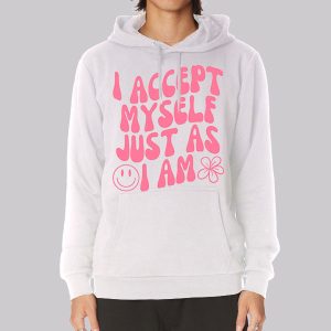 I Accept Myself Aesthetic Back Printed Sweatshirt