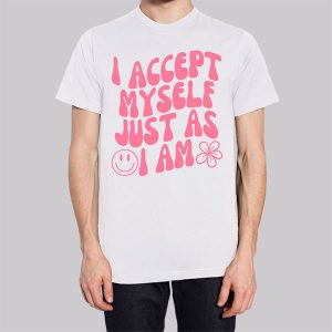 I Accept Myself Aesthetic Back Printed Sweatshirt 3
