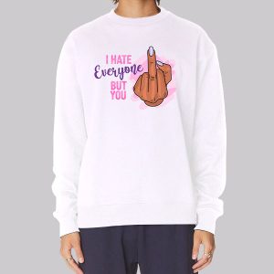 I Hate Everyone Fuck You in Polish Sweatshirt I Hate Everyone Fuck You in Polish Sweatshirt