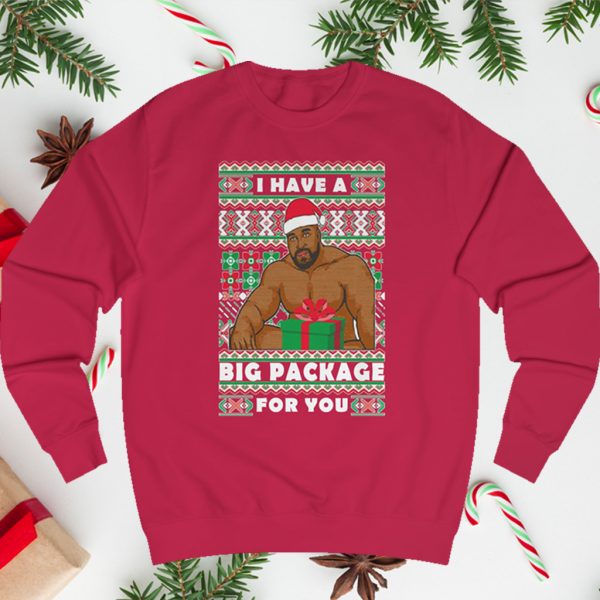 I Have A Big Package Barry Wood Christmas Sweatshirt