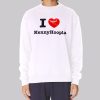 I Heart Kennyhoopla Merch Sweatshirt