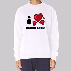I Love Steve Lacy Merch Sweatshirt I Love Steve Lacy Merch Sweatshirt