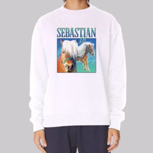 I Met Lil Sebastian Horse Poster Sweatshirt 4