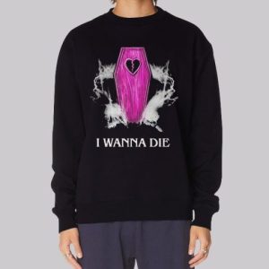 I Wanna Die Nessa Barrett Mesh Sweatshirt 3 I Wanna Die Nessa Barrett Mesh Sweatshirt 4