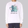 Illustration Happy Mothers Day Elephant Sweatshirt