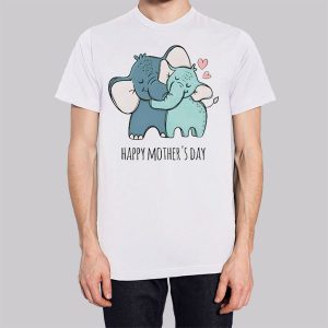 Illustration Happy Mothers Day Elephant Sweatshirt 3