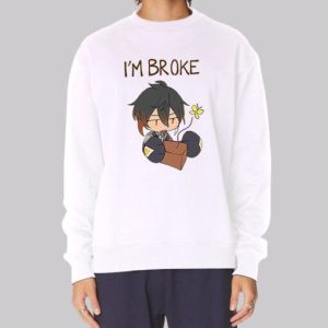 Im Broke Kawaii Manga Genshin Sweatshirt 4