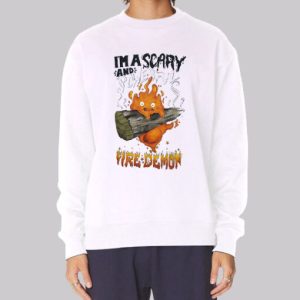 Im Scary Calcifer Fire Demon Sweatshirt 4