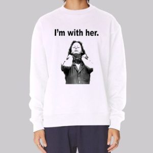 Im With Her Dead Men Dont Rape Sweatshirt 4