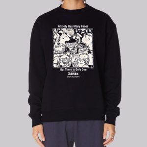 Inspired Anxiety Has Many Faces Sweatshirt 3 Inspired Anxiety Has Many Faces Sweatshirt 4
