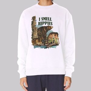 Inspired Art I Smell Hippies Sweatshirt Inspired Art I Smell Hippies Sweatshirt