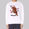 Inspired Cartoon Graphic Tiger Sweatshirt