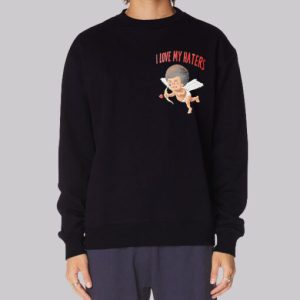 Inspired Cupid I Love My Haters Sweatshirt 3 Inspired Cupid I Love My Haters Sweatshirt 4