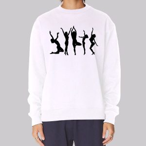 Inspired Fan Art Silhouettes Dance Sweatshirt Inspired Fan Art Silhouettes Dance Sweatshirt