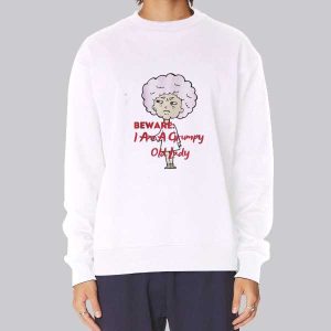 Inspired Grumpy Cranky Old Lady Sweatshirt Inspired Grumpy Cranky Old Lady Sweatshirt