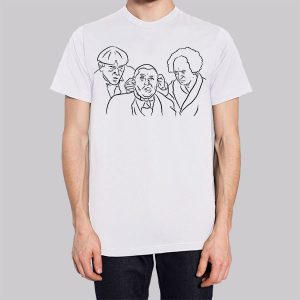 Inspired Line Art Three Stooges Sweatshirt 3