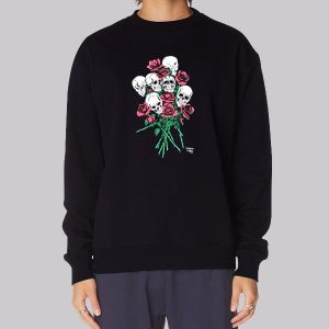 Inspired Roses Vintage Skull Sweatshirt