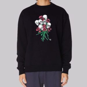 Inspired Roses Vintage Skull Sweatshirt 3 Inspired Roses Vintage Skull Sweatshirt 4