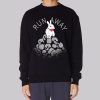 Inspired Run Away Bunny Skull Sweatshirt