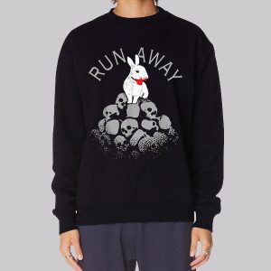 Inspired Run Away Bunny Skull Sweatshirt