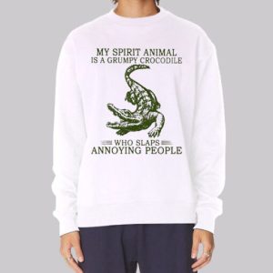 Inspired Spirit Crocodile Quotes Sweatshirt 4