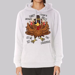 Inspired Turkey Gravy Beans and Rolls Sweatshirt