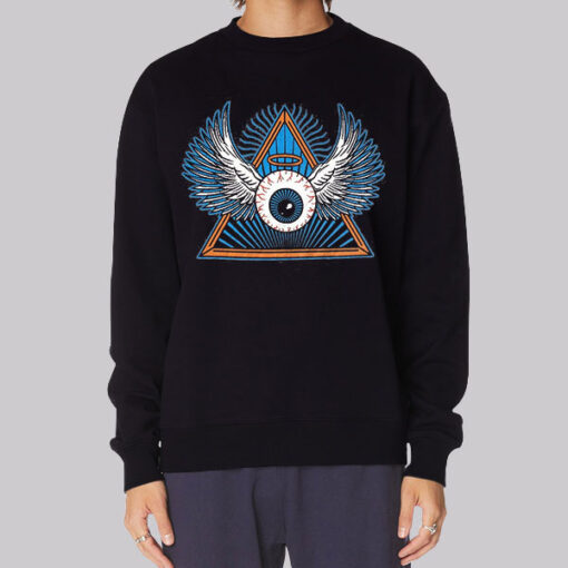 Inspired Wings With Eyes Sweatshirt Inspired Wings With Eyes Sweatshirt