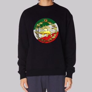 Iran Flag With Lion and Sword Sweatshirt Iran Flag With Lion and Sword Sweatshirt