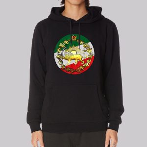 Iran Flag With Lion and Sword Sweatshirt