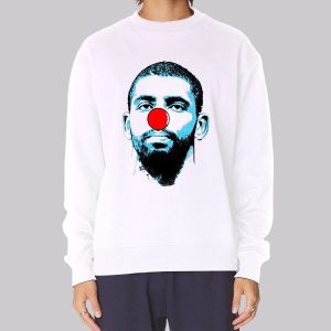 Irving Face Brooklyn Nets Kyrie Clown Sweatshirt Irving Face Brooklyn Nets Kyrie Clown Sweatshirt