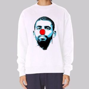 Irving Face Brooklyn Nets Kyrie Clown Sweatshirt 4