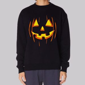 Jackolantern Face Paint Pumpkin Sweatshirt 3 Jackolantern Face Paint Pumpkin Sweatshirt 4
