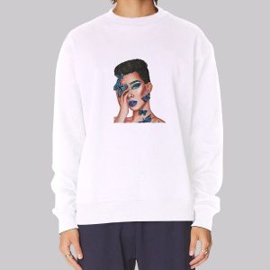 James Charles Butterfly Inspired Sweatshirt James Charles Butterfly Inspired Sweatshirt