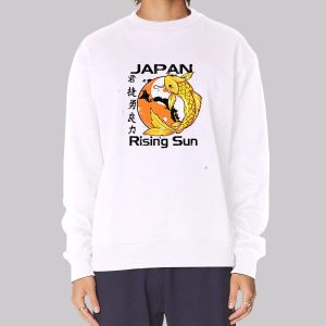 Japan Rising Sun Koi Sweatshirt Japan Rising Sun Koi Sweatshirt