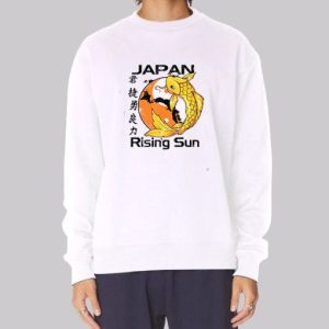 Japan Rising Sun Koi Sweatshirt 4