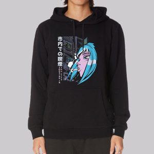 Japanese Anime Girl Smoking Sweatshirt