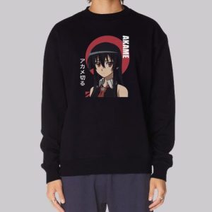 Japanese Anime Merch Akame Ga Kill Sweatshirt 4