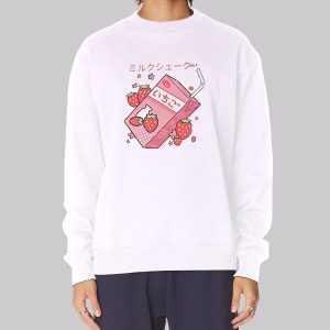 Japanese Georgenotfound Strawberry Milk Sweatshirt Japanese Georgenotfound Strawberry Milk Sweatshirt