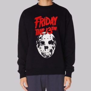 Jason Mask Friday the 13th Sweatshirt 3 Jason Mask Friday the 13th Sweatshirt 4