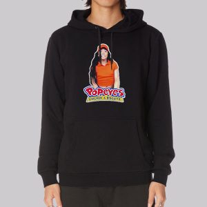 Jayla Foxx Popeyes Employee in Movie Sweatshirt
