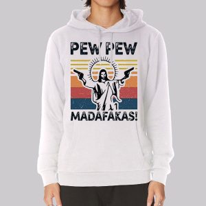 Jesus Pew Pew Meme Madafakas Sweatshirt