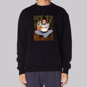 Johnny Cash Cake Photo Birthday Sweatshirt Johnny Cash Cake Photo Birthday Sweatshirt
