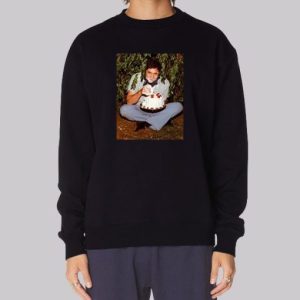 Johnny Cash Cake Photo Birthday Sweatshirt 3 Johnny Cash Cake Photo Birthday Sweatshirt 4