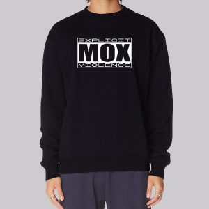 Jon Moxley Explicit Mox Violence Sweatshirt Jon Moxley Explicit Mox Violence Sweatshirt