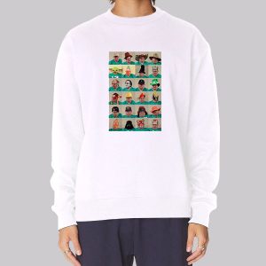 Katie Pondiscio Faces on Fank Sweatshirt Katie Pondiscio Faces on Fank Sweatshirt