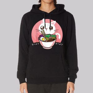 Kawaii Japanese Ramen Cat Lover Sweatshirt