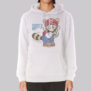 Kawaii Raccoon Tail Tanooki Mario Sweatshirt