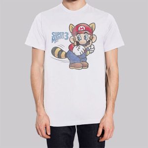 Kawaii Raccoon Tail Tanooki Mario Sweatshirt 3