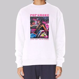 King of New York Pop Smoke Graphic Sweatshirt